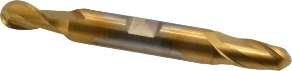 Cleveland C39148 Ball End Mill: 0.3125" Dia, 0.5625" LOC, 2 Flute, High Speed Steel Image