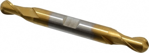 Cleveland C39149 Ball End Mill: 0.3438" Dia, 0.5625" LOC, 2 Flute, High Speed Steel Image