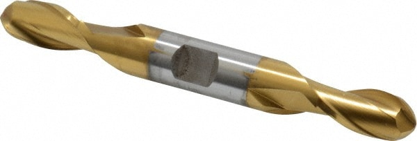 Cleveland C39152 Ball End Mill: 0.4375" Dia, 0.8125" LOC, 2 Flute, High Speed Steel Image