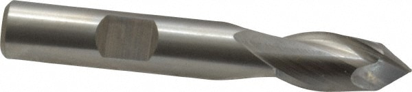 Cleveland C32432 Drill Mill: 3/8" Dia, 9/16" LOC, 2 Flutes, 90 ° Point, High Speed Steel Image