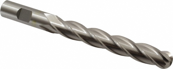 Cleveland C33348 Ball End Mill: 0.625" Dia, 4" LOC, 4 Flute, High Speed Steel Image