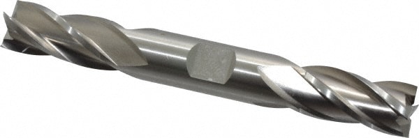 Cleveland C41216 Square End Mill: 1/2 Dia, 1 LOC, 1/2 Shank Dia, 4-1/2 OAL, 4 Flutes, High Speed Steel Image