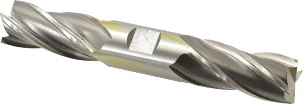 Cleveland C41231 Square End Mill: 1 Dia, 1-7/8 LOC, 1 Shank Dia, 6-3/8 OAL, 4 Flutes, High Speed Steel Image