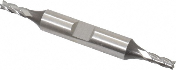 Cleveland C33029 Square End Mill: 5/32 Dia, 7/16 LOC, 3/8 Shank Dia, 3-1/8 OAL, 4 Flutes, High Speed Steel Image