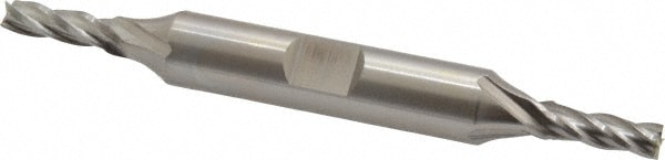 Cleveland C33030 Square End Mill: 11/64 Dia, 1/2 LOC, 3/8 Shank Dia, 3-1/4 OAL, 4 Flutes, High Speed Steel Image