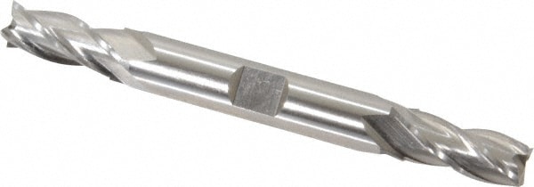 Cleveland C33037 Square End Mill: 21/64 Dia, 3/4 LOC, 3/8 Shank Dia, 3-1/2 OAL, 4 Flutes, High Speed Steel Image