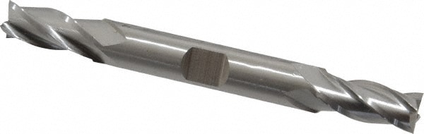 Cleveland C33038 Square End Mill: 11/32 Dia, 3/4 LOC, 3/8 Shank Dia, 3-1/2 OAL, 4 Flutes, High Speed Steel Image