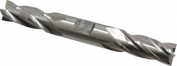 Cleveland C33049 Square End Mill: 19/32 Dia, 1-3/8 LOC, 5/8 Shank Dia, 5 OAL, 4 Flutes, High Speed Steel Image