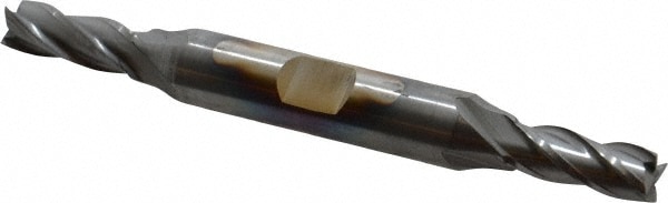 Cleveland C33109 Square End Mill: 17/64 Dia, 11/16 LOC, 3/8 Shank Dia, 3-3/8 OAL, 4 Flutes, High Speed Steel Image