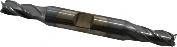 Cleveland C33110 Square End Mill: 9/32 Dia, 11/16 LOC, 3/8 Shank Dia, 3-3/8 OAL, 4 Flutes, High Speed Steel Image