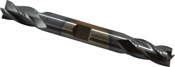 Cleveland C33115 Square End Mill: 23/64 Dia, 3/4 LOC, 3/8 Shank Dia, 3-1/2 OAL, 4 Flutes, High Speed Steel Image