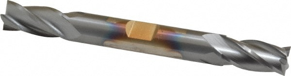 Cleveland C33116 Square End Mill: 3/8 Dia, 3/4 LOC, 3/8 Shank Dia, 3-1/2 OAL, 4 Flutes, High Speed Steel Image