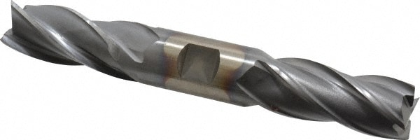 Cleveland C33136 Square End Mill: 7/8 Dia, 1-7/8 LOC, 7/8 Shank Dia, 6-1/8 OAL, 4 Flutes, High Speed Steel Image