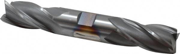 Cleveland C33140 Square End Mill: 1 Dia, 1-7/8 LOC, 1 Shank Dia, 6-3/8 OAL, 4 Flutes, High Speed Steel Image