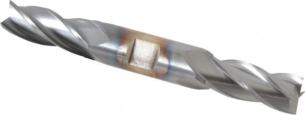 Cleveland C33130 Square End Mill: 11/16 Dia, 1-5/8 LOC, 3/4 Shank Dia, 5-5/8 OAL, 4 Flutes, High Speed Steel Image