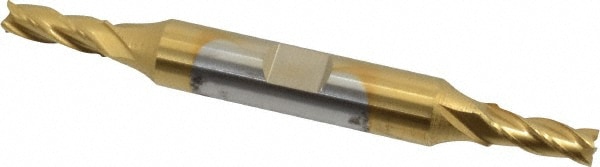 Cleveland C33064 Square End Mill: 13/64 Dia, 9/16 LOC, 3/8 Shank Dia, 3-1/4 OAL, 4 Flutes, High Speed Steel Image