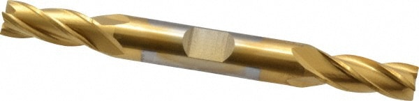 Cleveland C33071 Square End Mill: 5/16 Dia, 3/4 LOC, 3/8 Shank Dia, 3-1/2 OAL, 4 Flutes, High Speed Steel Image