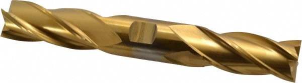 Cleveland C33095 Square End Mill: 7/8 Dia, 1-7/8 LOC, 7/8 Shank Dia, 6-1/8 OAL, 4 Flutes, High Speed Steel Image