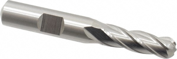 Cleveland C33302 Ball End Mill: 0.3125" Dia, 0.75" LOC, 4 Flute, High Speed Steel Image