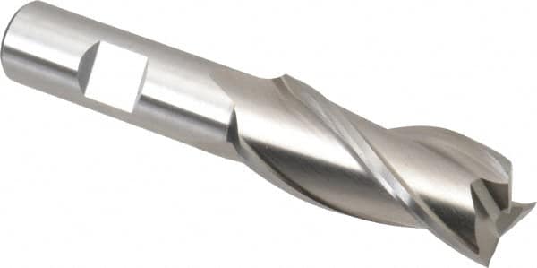 Cleveland C33203 HG-4C High Speed Steel Single End Multi-Flute Center Cutting Finisher End Mill