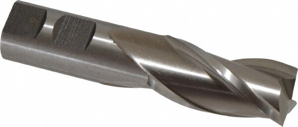 Cleveland C39658 Square End Mill: 15/16 Dia, 1-7/8 LOC, 7/8 Shank Dia, 4-1/8 OAL, 3 Flutes, High Speed Steel Image