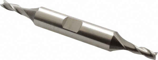 Cleveland C39576 Square End Mill: 5/32 Dia, 7/16 LOC, 3/8 Shank Dia, 3-1/4 OAL, 3 Flutes, High Speed Steel Image