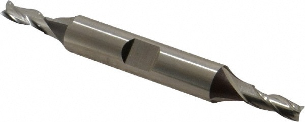 Cleveland C39577 Square End Mill: 3/16 Dia, 1/2 LOC, 3/8 Shank Dia, 3-1/4 OAL, 3 Flutes, High Speed Steel Image