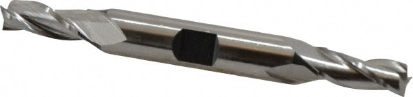 Cleveland C39580 Square End Mill: 9/32 Dia, 11/16 LOC, 3/8 Shank Dia, 3-3/8 OAL, 3 Flutes, High Speed Steel Image