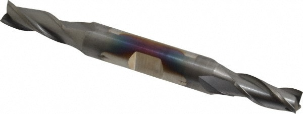 Cleveland C39622 Square End Mill: 9/32 Dia, 11/16 LOC, 3/8 Shank Dia, 3-3/8 OAL, 3 Flutes, High Speed Steel Image