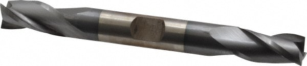 Cleveland C39625 Square End Mill: 3/8 Dia, 3/4 LOC, 3/8 Shank Dia, 3-1/2 OAL, 3 Flutes, High Speed Steel Image