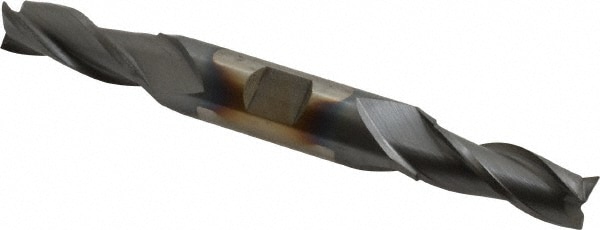 Cleveland C39626 Square End Mill: 13/32 Dia, 1 LOC, 1/2 Shank Dia, 4-1/8 OAL, 3 Flutes, High Speed Steel Image