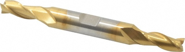 Cleveland C39601 Square End Mill: 9/32 Dia, 11/16 LOC, 3/8 Shank Dia, 3-3/8 OAL, 3 Flutes, High Speed Steel Image