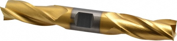 Cleveland C39612 Square End Mill: 3/4 Dia, 1-5/8 LOC, 3/4 Shank Dia, 5-5/8 OAL, 3 Flutes, High Speed Steel Image