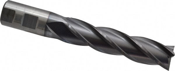 Cleveland C33420 Square End Mill: 1 Dia, 4 LOC, 1 Shank Dia, 6-1/2 OAL, 4 Flutes, High Speed Steel Image