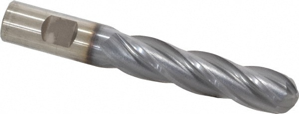 Cleveland C33340 Ball End Mill: 0.75" Dia, 2" LOC, 4 Flute, High Speed Steel Image