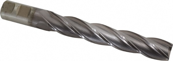 Cleveland C33470 Square End Mill: 7/8 Dia, 5 LOC, 7/8 Shank Dia, 7-1/4 OAL, 4 Flutes, High Speed Steel Image