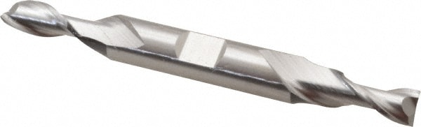 Cleveland C52156 Square End Mill: 9/32 Dia, 9/16 LOC, 3/8 Shank Dia, 3-3/8 OAL, 2 Flutes, Cobalt Image