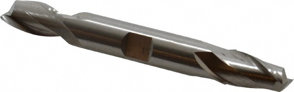 Cleveland C52162 Square End Mill: 15/32 Dia, 13/16 LOC, 1/2 Shank Dia, 4-1/8 OAL, 2 Flutes, Cobalt Image