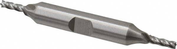 Cleveland C52170 Square End Mill: 1/8 Dia, 3/8 LOC, 3/8 Shank Dia, 3-1/16 OAL, 4 Flutes, Cobalt Image