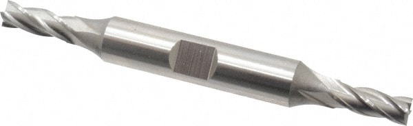 Cleveland C52173 Square End Mill: 7/32 Dia, 9/16 LOC, 3/8 Shank Dia, 3-1/4 OAL, 4 Flutes, Cobalt Image