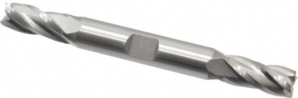 Cleveland C52177 Square End Mill: 11/32 Dia, 3/4 LOC, 3/8 Shank Dia, 3-1/2 OAL, 4 Flutes, Cobalt Image