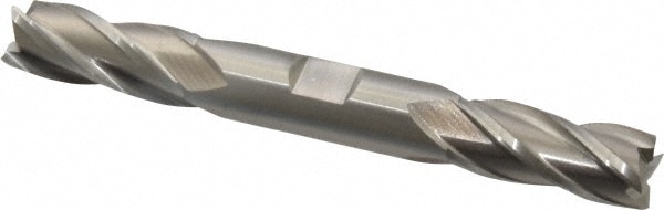 Cleveland C52182 Square End Mill: 1/2 Dia, 1 LOC, 1/2 Shank Dia, 4-1/2 OAL, 4 Flutes, Cobalt Image