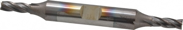 Cleveland C32978 Square End Mill: 3/16 Dia, 1/2 LOC, 3/8 Shank Dia, 3-1/4 OAL, 4 Flutes, Cobalt Image