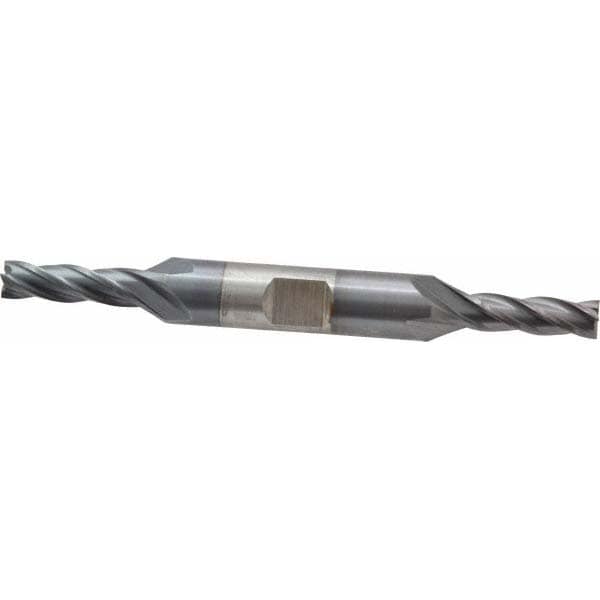 Cleveland C32980 Square End Mill: 7/32 Dia, 9/16 LOC, 3/8 Shank Dia, 3-1/4 OAL, 4 Flutes, Cobalt Image