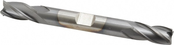 Cleveland C32990 Square End Mill: 3/8 Dia, 3/4 LOC, 3/8 Shank Dia, 3-1/2 OAL, 4 Flutes, Cobalt Image