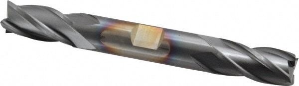 Cleveland C32998 Square End Mill: 1/2 Dia, 1 LOC, 1/2 Shank Dia, 4-1/2 OAL, 4 Flutes, Cobalt Image