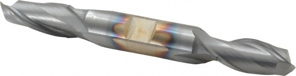 Cleveland C32999 Square End Mill: 9/16 Dia, 1-3/8 LOC, 5/8 Shank Dia, 5 OAL, 4 Flutes, Cobalt Image