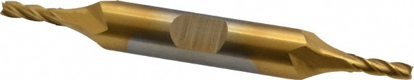 Cleveland C32941 Square End Mill: 1/8 Dia, 3/8 LOC, 3/8 Shank Dia, 3-1/16 OAL, 4 Flutes, Cobalt Image