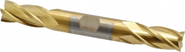 Cleveland C32965 Square End Mill: 1/2 Dia, 1 LOC, 1/2 Shank Dia, 4-1/2 OAL, 4 Flutes, Cobalt Image