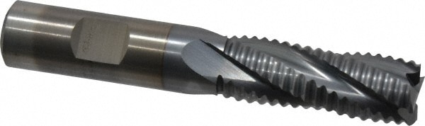 Cleveland C32251 Square End Mill: 5/8 Dia, 1-5/8 LOC, 5/8 Shank Dia, 3-3/4 OAL, 4 Flutes, Powdered Metal Image